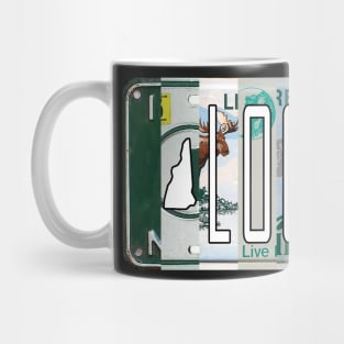 New Hampshire Local License Plates Mug